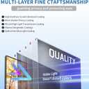 24 Inch Computer Privacy Screen for 16:9 Monitor, Anti-Blue Light Monitor Privacy Screen Filter, Anti-UV Computer Hanging Shield, Universal 23.6'', 23.8'', 24''