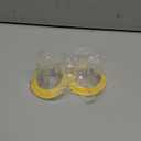 Nenesupply 19mm Oval Flanges Compatible with Medela Breast Pump Parts Replace 19mm Medela Flange Accessories. Work with Pump in Style Parts Symphony Parts Swing Maxi Harmony and Personalfit Flex