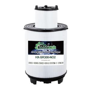 HANXER S7M120 Inner and Outer Set Pool Filters Replace for Sta-Rite System 3, 25021-0200S, 25022-0201S, SR300 Pool Filter Cartridge, 300 Sq.Ft. Filtration Area