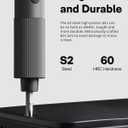 HOTO 25-in-1 Mini Electric Screwdriver, 3.7V Precision Screwdriver Set, USB-C Rechargeable, Compact Magnetic Tool for Phone, Laptop, Camera, DIY Projects, Electronics Repair