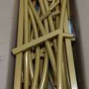 Double Heart Shape Wedding Metal Arch Backdrop Gold Flower Balloon Arbors Stand for Ceremony Birthday Party, Graduation Decorations and Baby Shower