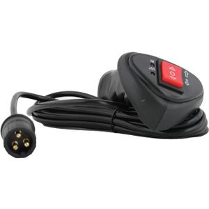 Hand Held Plug-in Wire Electric Winch Remote Controller with 11.48ft Connector Cable 3 Pin, Easy-Install Plug and Play for ATV, Car Off-Road Vehicle, Black