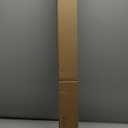 KAMANINA 1 Inch Wood Double Curtain Rods for Windows 36 to 72 Inches (3-6 Feet), Heavy Duty Decorative Curtain Rods, Wooden Drapery Rods with Leaf Pattern Finials, Black