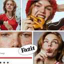 Fazit Makeup Patches - Red Speckles - Glow Up Make-Up Patches - Cute Glitter Makeup Accessories for Women - Cosmetic Glitter for Face