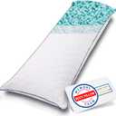 1 MIDDLE ONE Body Pillow, Memory Foam Body Pillows for Adults Sleeping, Long Pillow for Bed, Big Large Firm Full Body Pillow for Side Sleeper, 20x54 Inch, White