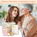 YHRJWN Mothers Day Gifts for Daughter in Law, Daughter in Law Gifts, 14 Oz Pink with Rotatable Scented Candle (Mixed Color)