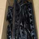 Mr. Pen- Space Saving Hangers for Clothes, 20 pcs, Black, Plastic Multi Clothes Hangers Space Saving, 6 Slots, 360 Rotating Hooks (10.6 inches (W) x 4.5 inches (H))