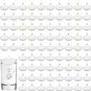 Treela 80 Pcs 1.73 Inch Unscented Floating Candles, Dripless Tealight Candles Home Decorations, Cute and Elegant Burning Candles for Wedding Vases Centerpieces Party Accessories (White)