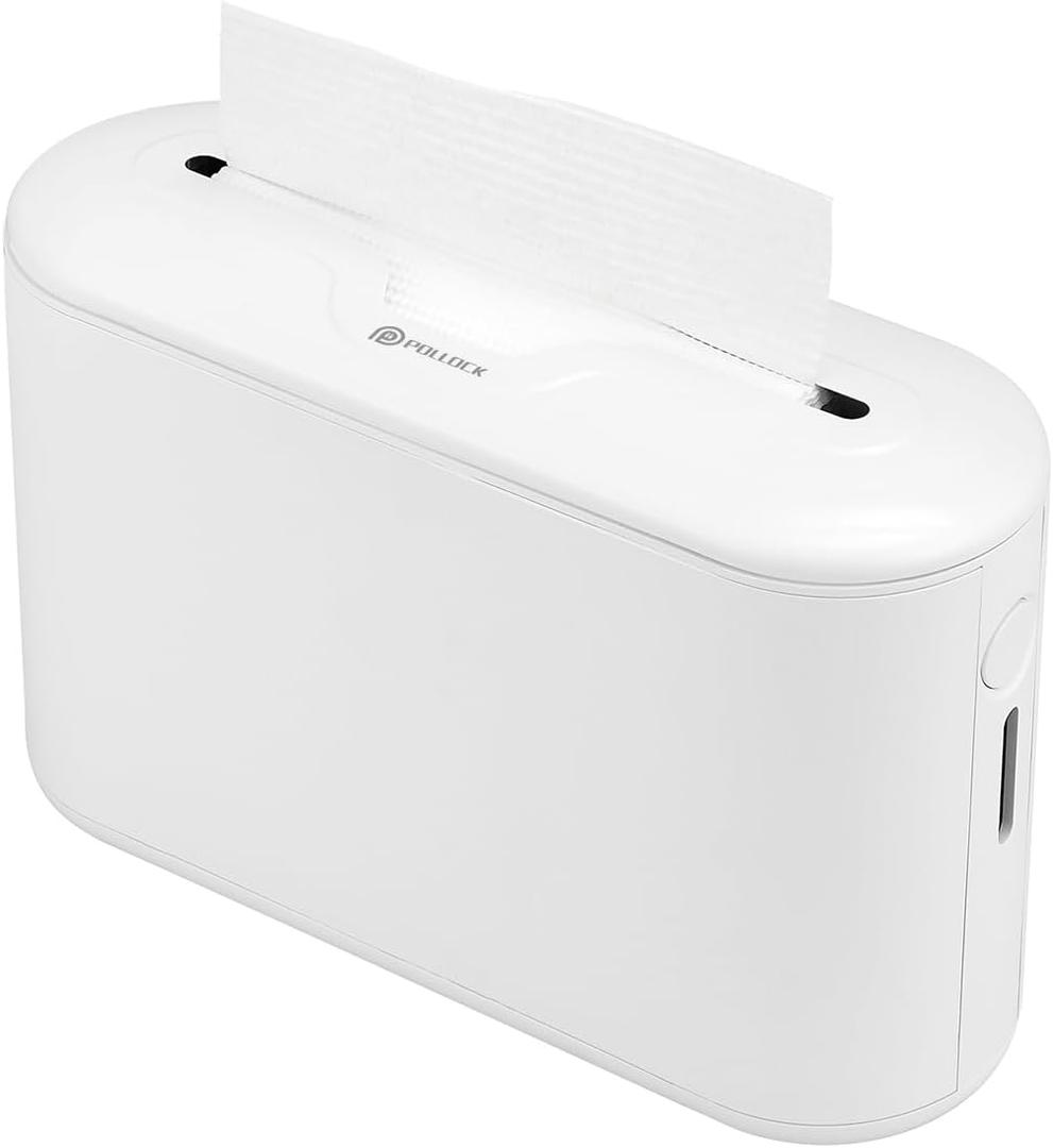 Paper Towel Holder Countertop, Commercial Paper Towel Dispenser, Multifold Trifold Z-Fold Paper Towel Dispenser, Hand Towel Dispenser, Napkin Holder Dispenser for Home Kitchen Restaurant (Blk-5857-white)