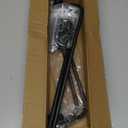 Mkono Mug Holder Wall Mounted Coffee Cup Rack Hanger Modern Metal with 20 Mug Hooks Rustic Utensil Tea Cups Storage Organizer for Kitchen Dining Room Coffee Bar, Set of 2, Black (Large)