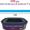 8 Pack Cat Litter Refill Bags Cartridge Compatible with Genie Cat Litter Standard and Plus Pails