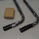 Wheelchair Handle Extenders, (400lbs Weight Capacity) Adjustable Wheel Chair Accessories Adults - Stroller Handle Extender, Extension for Wheelchair, Rallator & Stroller (Without Bake)