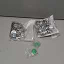 100 Sets Cover Buttons Kit with Tools - Size 45/1.1 Inch DIY Fabric Cloth Cover Buttons with Wire Backs