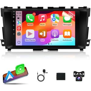 Naifay 8Core Android 12 Car Radio Upgrade for Nissan Altima 2013-2018, 9 Inch Touch Screen for Altima Stereo with Carpaly/Android Auto/GPS/Bluetooth/WiFi/SWC(Not Fit Big Screen&Premium Audio System)
