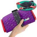 New mifold Comfort Grab-and-go Car Backless Booster Seat-Compact and Portable for Every Day and Carpooling, Travel, Taxis etc. Narrow and Lightweight car seat, Royal Purple