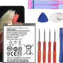 Battery for Samsung Galaxy S21 Ultra, [6000mAh] Upgraded 2024 New 0 Cycle EB-BG998ABY Battery Replacement for Samsung Galaxy S21 Ultra 5G SM-G998B/DS SM-G998U with Replacement Tool Kits