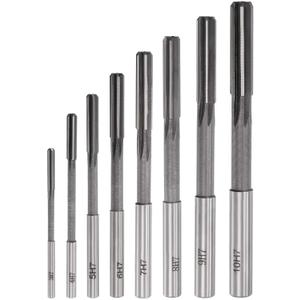 uxcell Chucking Reamer Set Lathe Machine Reamer Straight Flute Milling Cutter High Speed Steel H7 Tolerance (3mm 4mm 5mm 6mm 7mm 8mm 9mm 10mm) 8pcs