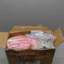 wilwolfer Pink Kids Tent with Padded Mat, Star Lights - Kids Playhouse Play Tents for Toddlers - Kids Play Tent Indoor Toy House Gifts for Girls Boys - Toddler Pink Tent