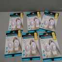 6 x Pack Oval Adhesive Hooks Crochets Adhesifs Ovales 