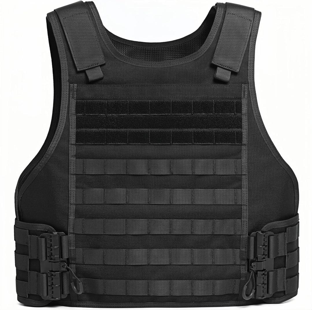 TACNEX Lightweight MOLLE Duty Vest Adjustable Weighted Workout Vest for Men Women