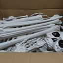 7.9Ft Halloween Skeleton with Movable Joints Plastic Skeleton for Yard Lawn Porch Decor