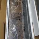 3 Tier Bookshelf 31.49" Width, Wood and Metal Etagere Bookcase, Vintage Farmhouse Modern Wooden Big Book Shelf for Home Living Room Bedroom Office Storage(Rustic Brown)