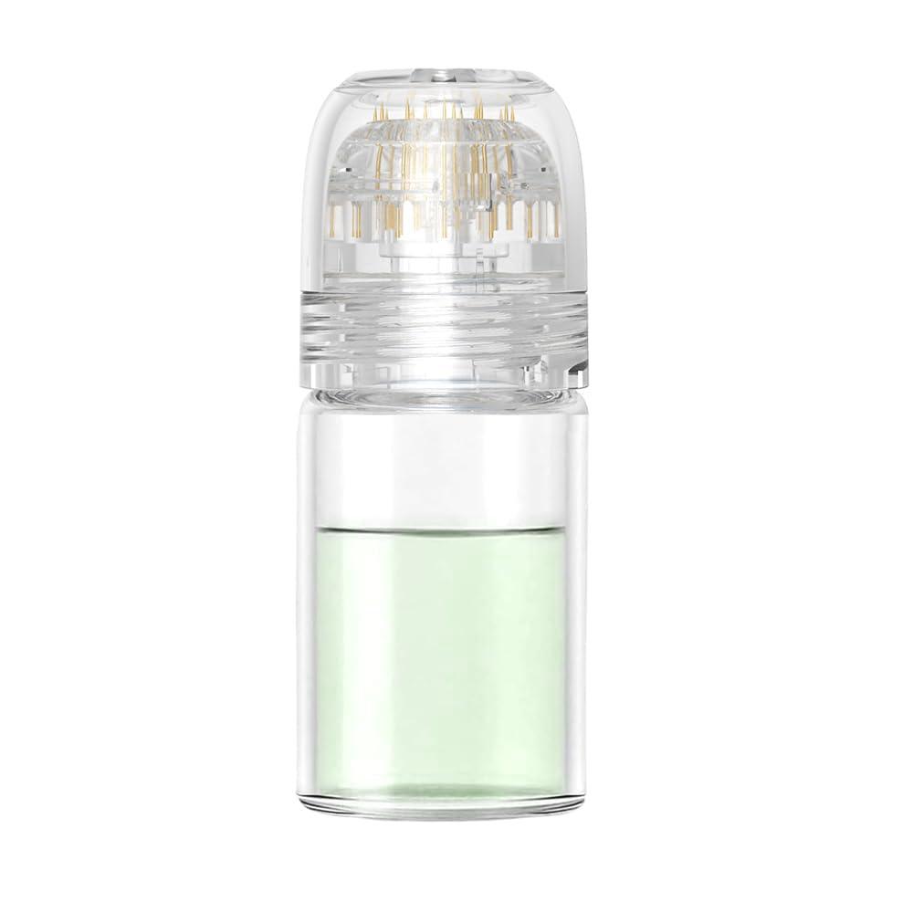 Serum Applicator Hydra Needle Derma Stamp 0.25mm Titanium Microneedling Roller Stamp (Serum is Not Included)