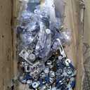 DWVO 65" Buffet Cabinet with 4 Glass Doors Storage, Sideboard Cabinet with 3 Drawers, Coffee Bar with Adjustable Shelves for Kitchen, Living Room, White