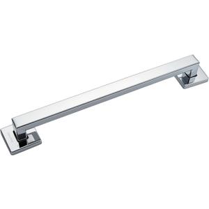 Joyrain ADA Square Grab Bar 16/24/32 Inch - 500lb Capacity Safety Rail for Elderly, Non-Slip Bathroom Handle (Chrome, 16 inch)