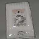 FAUNNA 600TC 100% Cotton Pillow Protectors, Standard Size (20x26), 4 Pack, Oeko-TEX Certified, Hotel Grade Pillow Cover with Silent Zipper, Zip Up Pillow Cases, White