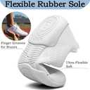 Girls White Cheerleading Shoes Lightweight Competition Tennis Shoes Women Hip Hop Gymnastics Dance Sneakers (9.5 Toddler)