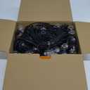 Ollny 50 Leds Outdoor String Lights, Waterproof Connectable Shatterproof Outside Light with 50 Edison + 3 Spare LED Bulbs Plug in, Patio Lights for Indoor Balcony Porch Camping Deck