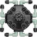 Orbit 67000 8 Port Adj Flow Drip Manifold, Single