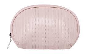 Pink Quilted Cosmetic Bag