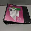 Avery Durable View 3 Ring Binder, 3 Inch Slant Rings, 1 Black Binder (17041)