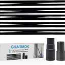 5Pack 1.25 Inch Vacuum Extension Wands plus 1-3/8'' to 1-1/4'' Vacuum Hose Adapter - 1.25 Inch Shop Vac Extension Tubes, Accessories and Attachment 32mm & 35mm, Replacement Vacuum Cleaner Pipe Tubes