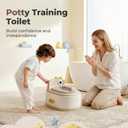 Toddler Toilet Potty Chair for Toddlers 1-7, Kids Potty Training Seat, 3-in-1 Potty Chair for kids Portable Removable Seat with Sturdy Step Stool, Standalone Potty Chair for Toddlers