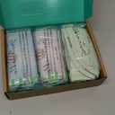 PurComfy Supersoft Burp Cloths, Premium Bamboo Viscose Baby Burp Cloths, Absorbent & Skin-Friendly, Large 21 x 10, Unisex Baby Essentials for Feeding, Spit-Up, 3-Pack (Earthy Mist)