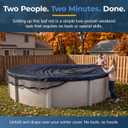 Blue Wave Arctic Armor 18-ft Round Leaf Net Mesh Above Ground Pool Cover