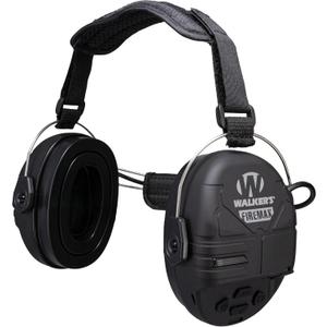 Walker's Rechargeable Lightweight Shooting Hunting Range Electronic Slim Low Profile Hearing Protection FireMax Earmuffs