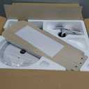 42 Inch Ceiling Fans with Lights: Low Profile Ceiling Fan with Light and Remote - Flush Mount Ceiling Fan 3 Blades 6 Speeds Reversible 3CCT Dimmable for Bedroom Living Room Indoor,Black