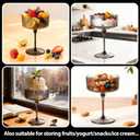 LIYH 20 Pcs Plastic Martini Glasses 10 Oz Clear Black Disposable Martini Glasses Cocktail Coupe Plastic Champagne Tower Disposable Wine Cups Perfect for Bar Cocktails Parties Wedding