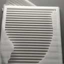 Blulu 24'' x 30'' Duct Opening Decorative Gable Vent, Heavy Duty Cold Air Return Attic Vent Cover for Walls Shed Crawl Space Houses Garage Various Home Decoration, Outer Dimensions 25.75'' x 31.75'', 24" X 30" Duct Size