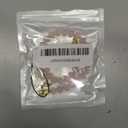 Natural Stone Beaded Phone Wrist Strap for Women  Detachable Chain Wristlet, Durable 304 Stainless Steel Core (Rose Quartz)