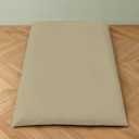 Queen Size Japanese Zippered Futon Covers - 100% Egyptian Cotton - Floor Mattress Cover for Traditional Japanese - Super Soft Couch Slipcovers Floor Mats Sofa Protector, Beige