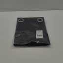 NICETOWN Pitch Black Solid Thermal Insulated Grommet Blackout Curtains/Drapes for Bedroom Window (2 Panels, 42 inches Wide by 63 inches Long, Black)