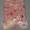 5 x RiukRaiu Christmas Cat Wrapping Paper for Kids - Pink Xmas Gift Wrap Red Green Plaid Paw Prints Gingerbread Santa Hats for Holiday Presents & Party Gifts - 4 Jumbo Sheets, 40 X 28 Inches Each