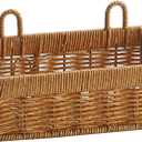 Woven Kitchen Storage Basket Wall Hanging Organizers for Vegetables Efficient Garlic Gingers Container Kitchen Supplies
