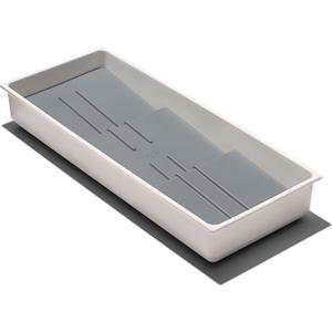 OXO Good Grips Kitchen, Compact Spice Drawer Organizer, White (Compact (Pack of 1))