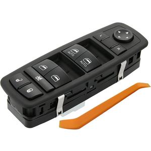 ZAPOSTS Master Power Window Switch.11 Metal Pins.Compatible with 2011 2012 2013 2014 Jeep Grand Cherokee.Dodge Durango.Driver Side Control switches Front Left.Led Light Green